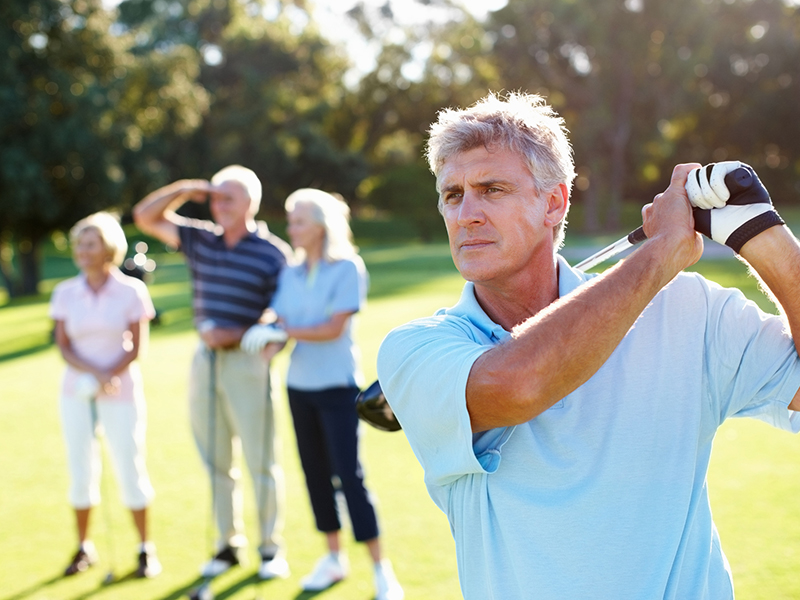 Playing-Golf